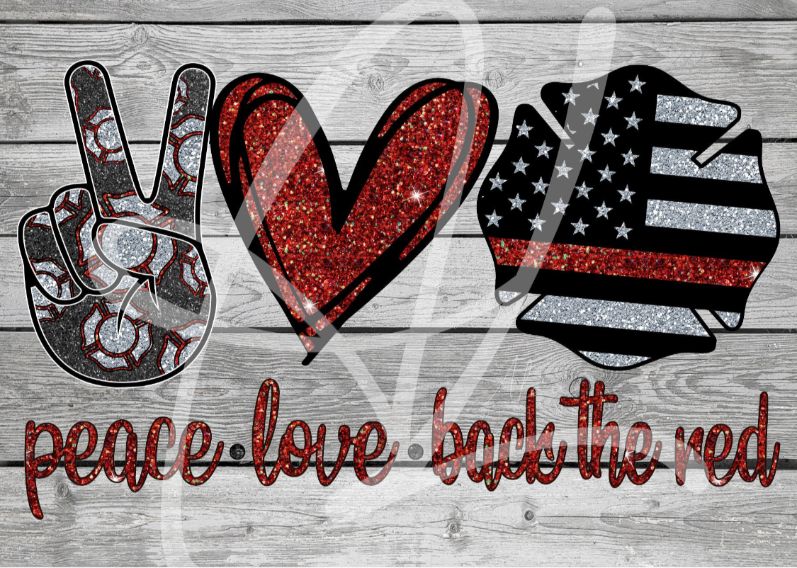 Back The Blue/Back The Red